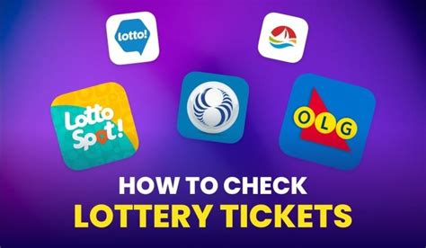 checking lottery tickets online.